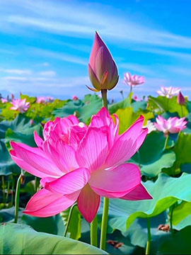 六月花卉 